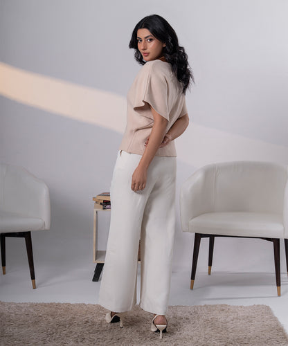 The Minimalist Cocoon Cape (Beige)