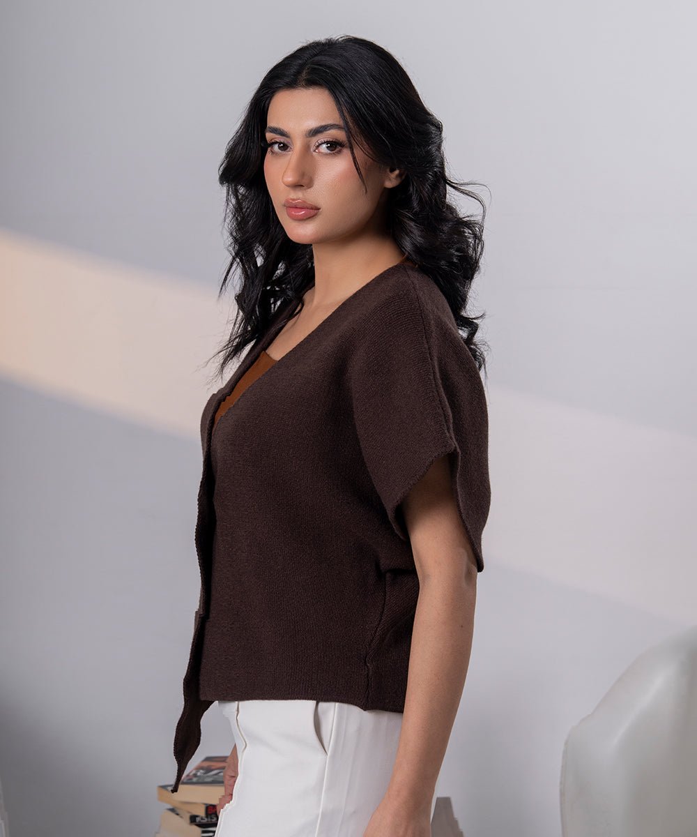 The Minimalist Cocoon Cape (Mocha)