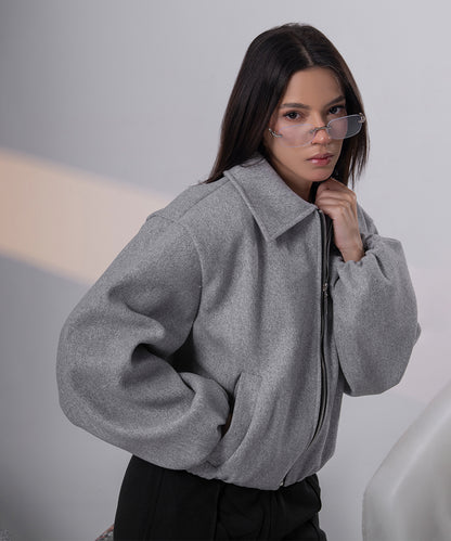 The Heather Grey Sculpted Jacket
