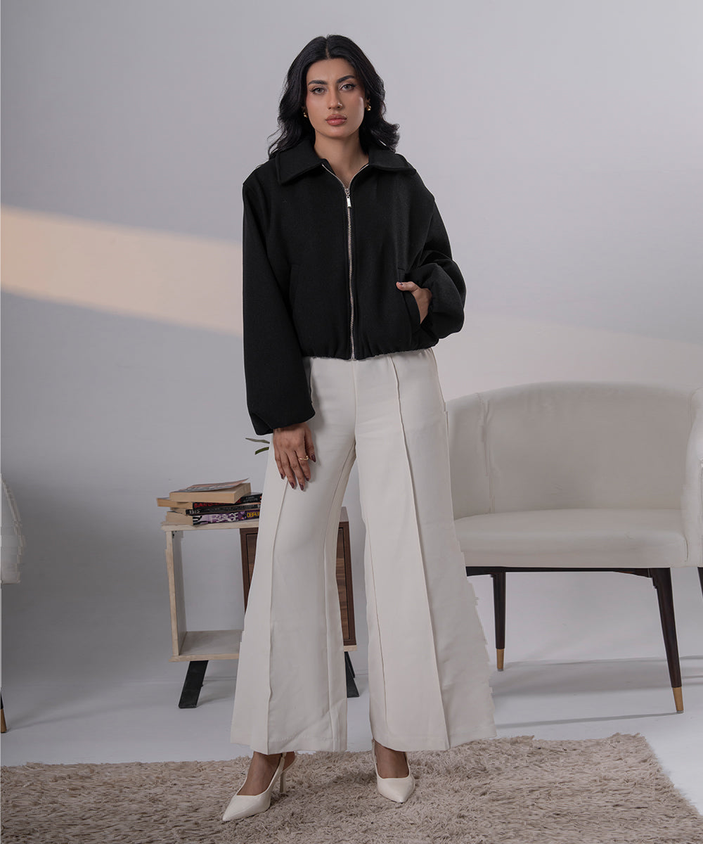 The Sculpted Bomber - Midnight Black