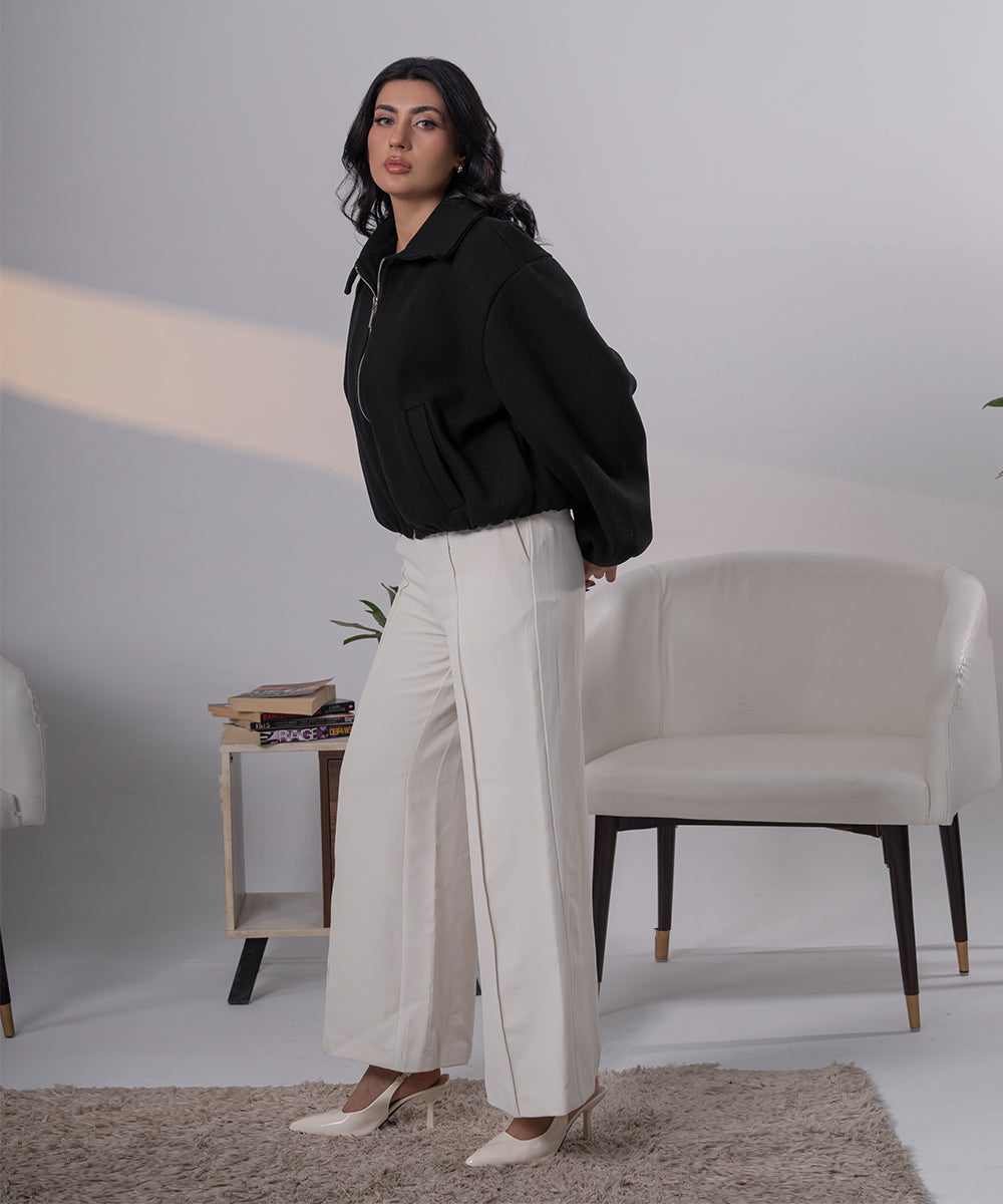 The Sculpted Bomber - Midnight Black