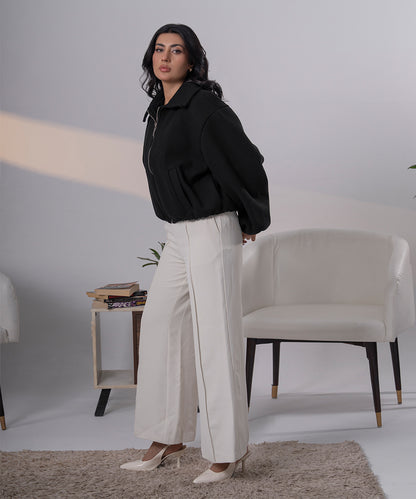 The Sculpted Bomber - Midnight Black