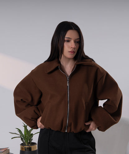 The Sculpted Bomber (Mocha)