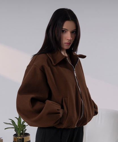 The Sculpted Bomber (Mocha)
