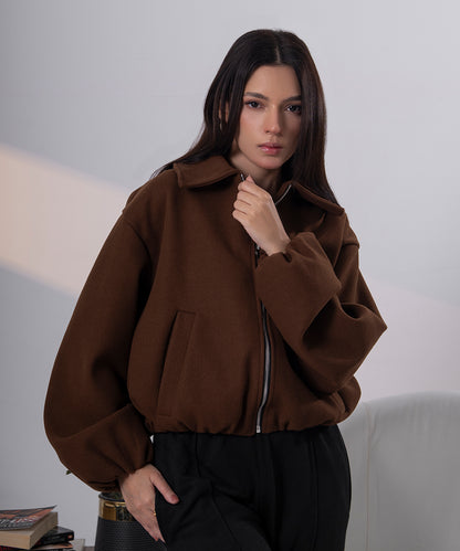 The Sculpted Bomber (Mocha)
