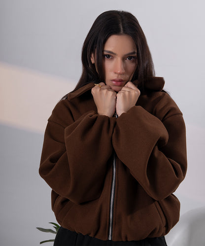 The Sculpted Bomber (Mocha)