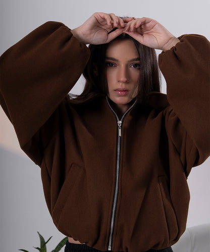 The Sculpted Bomber (Mocha)