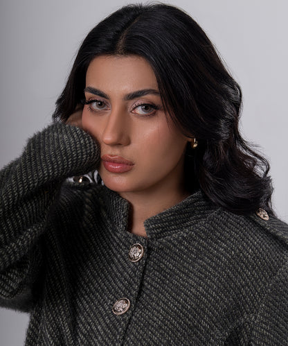 Textured Knitted Jacket
