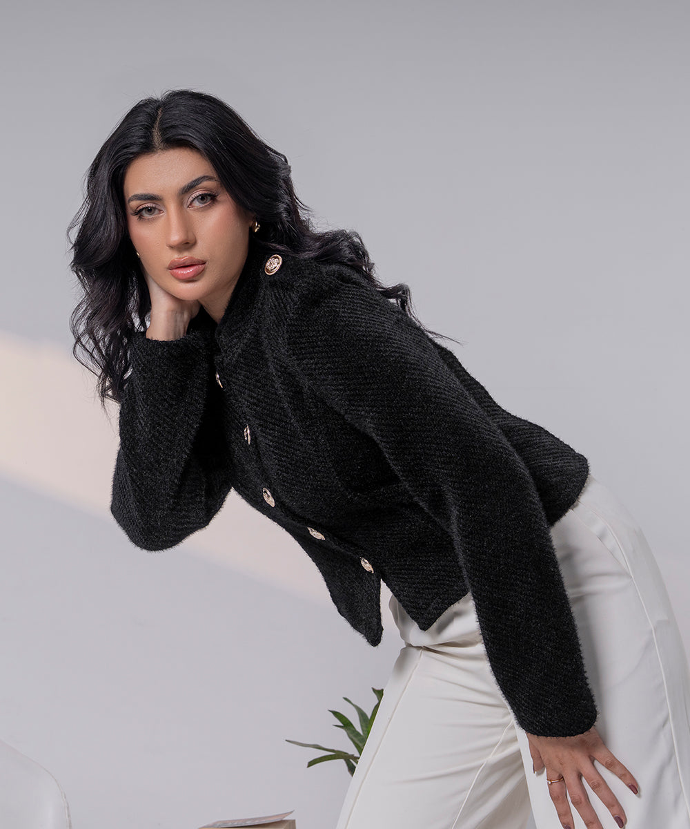 The Heritage Officer Knit (Noir)