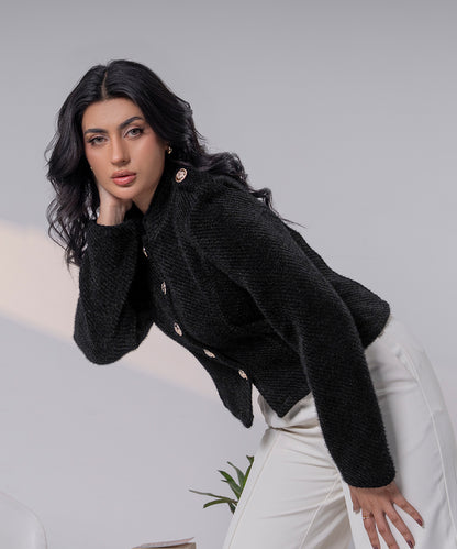 The Heritage Officer Knit (Noir)