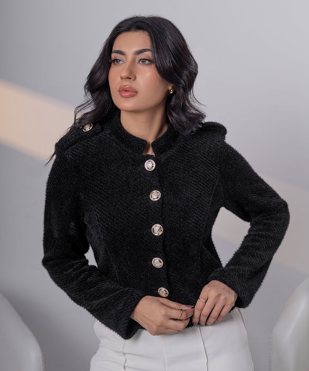 The Heritage Officer Knit (Noir)