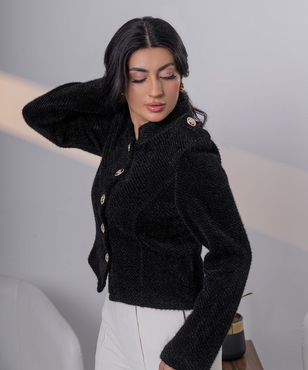 The Heritage Officer Knit (Noir)