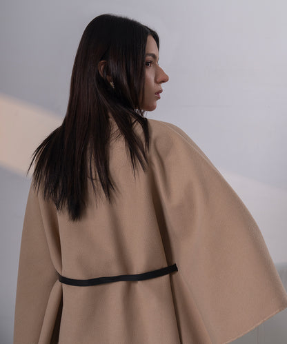 The Pearl Accent High-Neck Cape