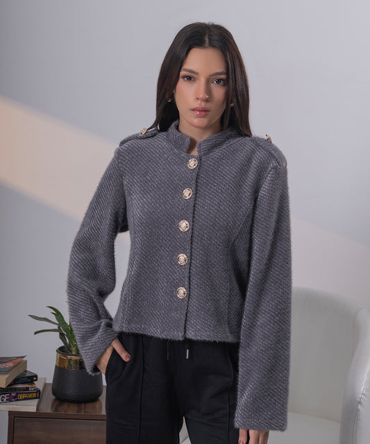 The Heritage Officer Knit (Charcoal)