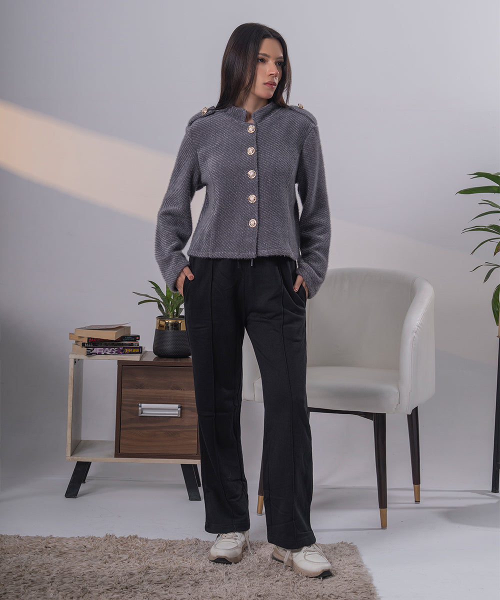 The Heritage Officer Knit (Charcoal)