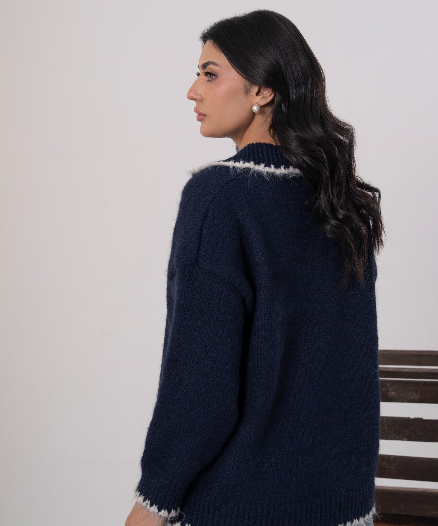 High Neck Knitted Sweater