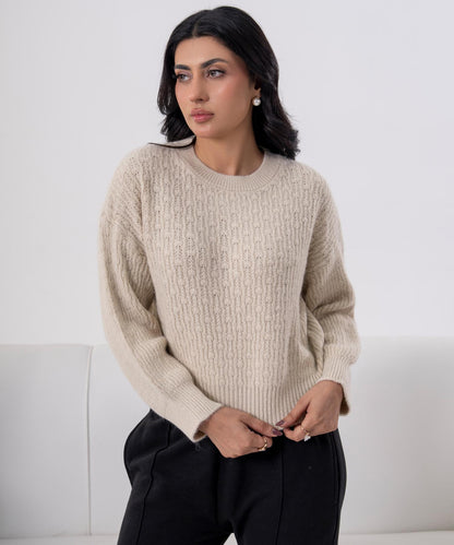 Classic Textured Knit Sweater