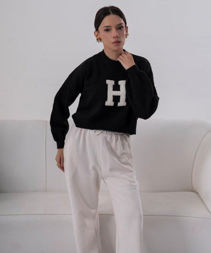 Knitted Crop Sweater