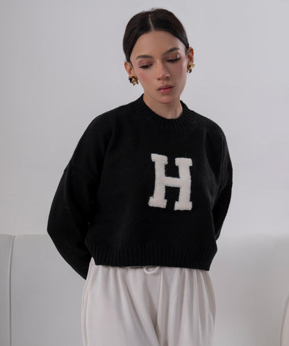 Knitted Crop Sweater
