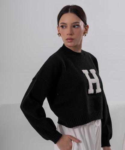 Knitted Crop Sweater