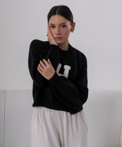 Knitted Crop Sweater