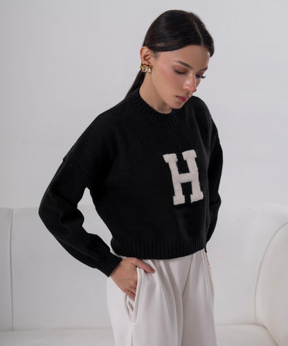 Knitted Crop Sweater