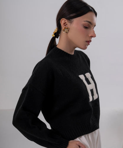 Knitted Crop Sweater