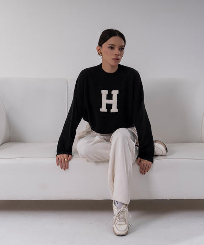 Knitted Crop Sweater