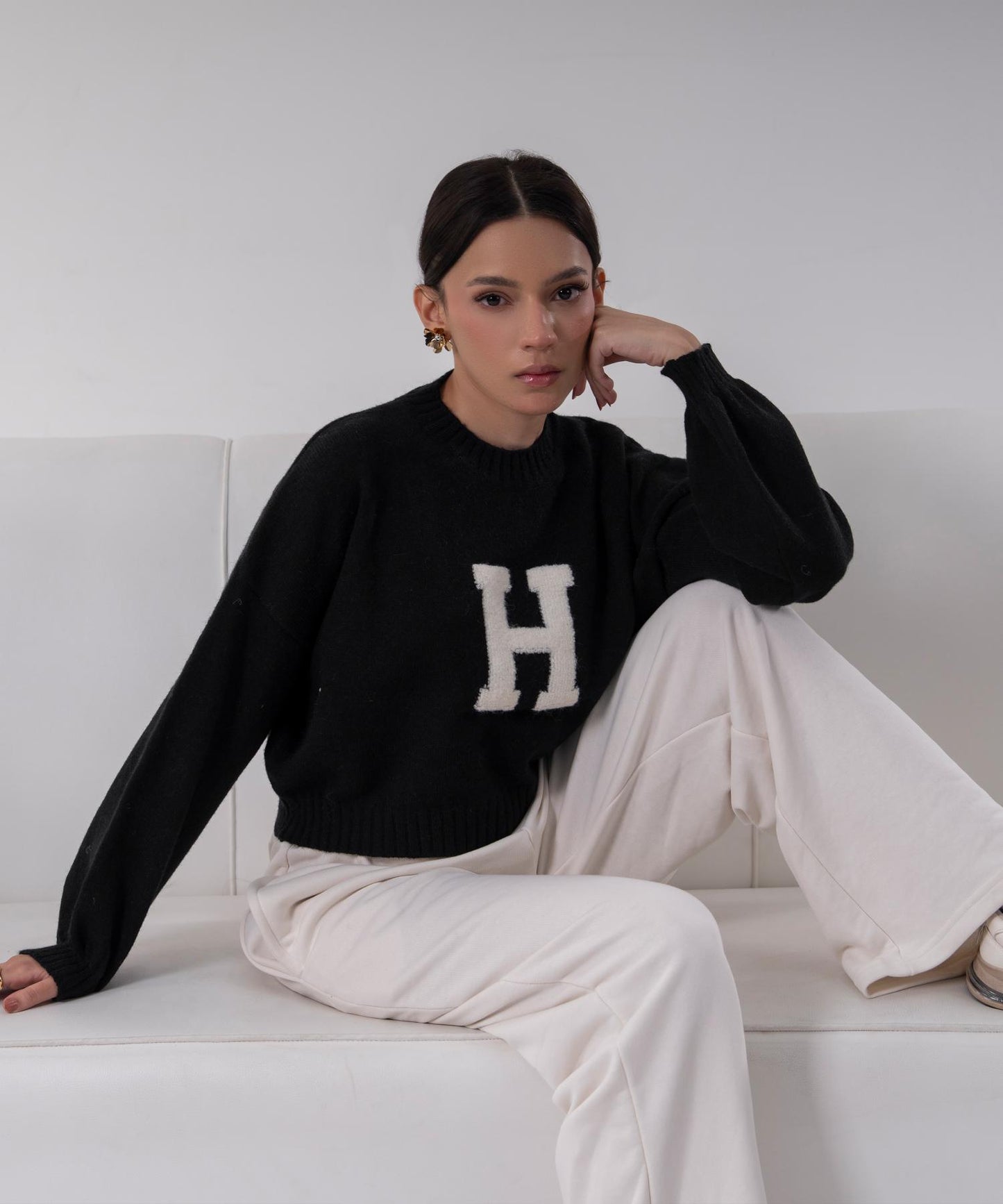 Knitted Crop Sweater