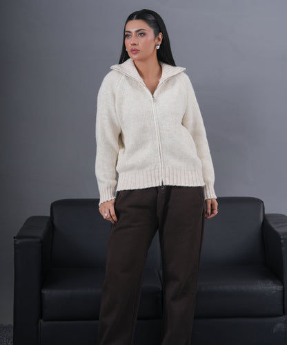 Shimmer KnitJacket (Ivory)