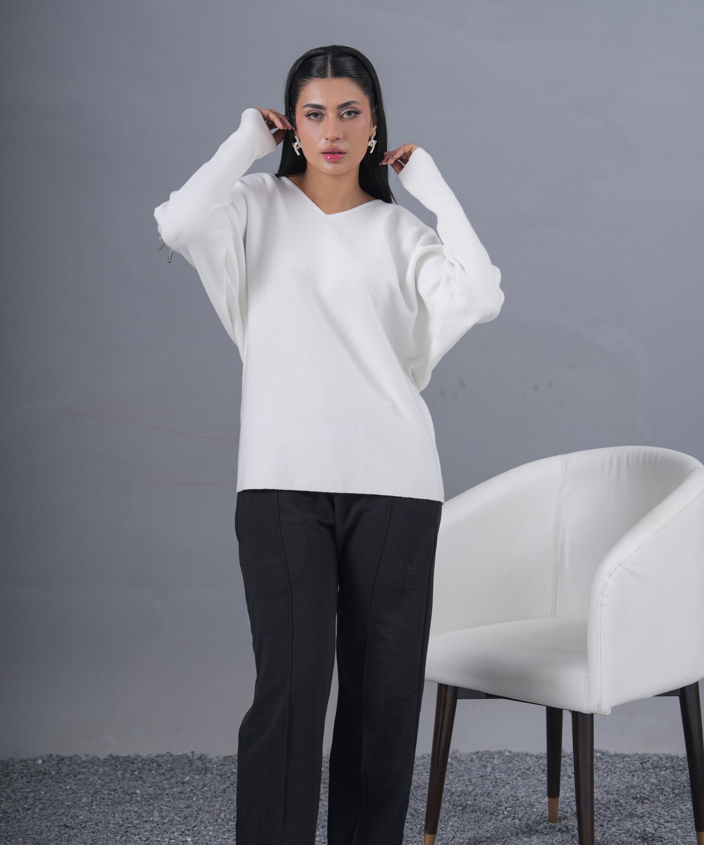 Crystal Bow Cape (Ivory)