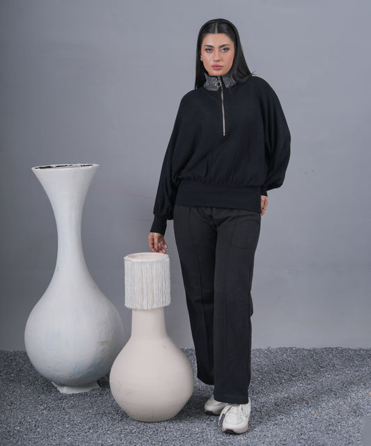 The Diamond Collar Half-Zip