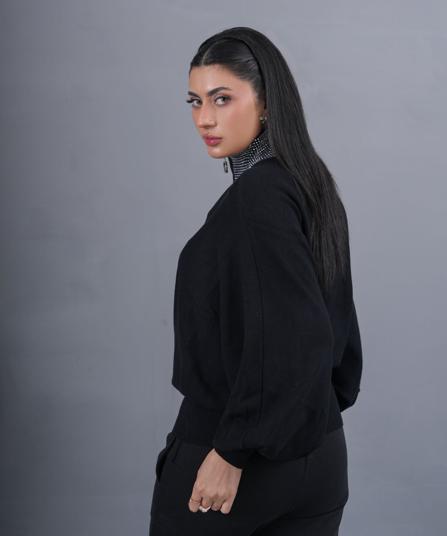 The Diamond Collar Half-Zip